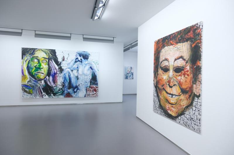 Elke Silvia Krystufek, Exhibition view, 2020