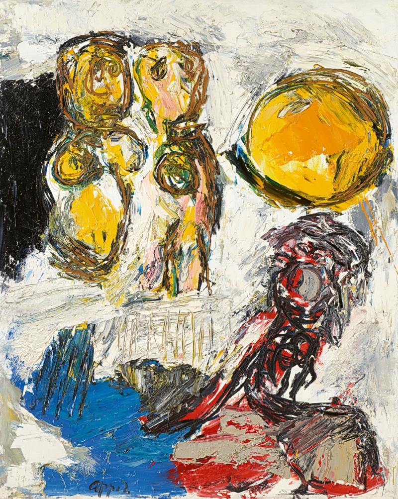 Karel Appel  Ohne Titel (Badende) 1962 Lot 156 D  Schätzpreis: 200.000 € - 220.000 €