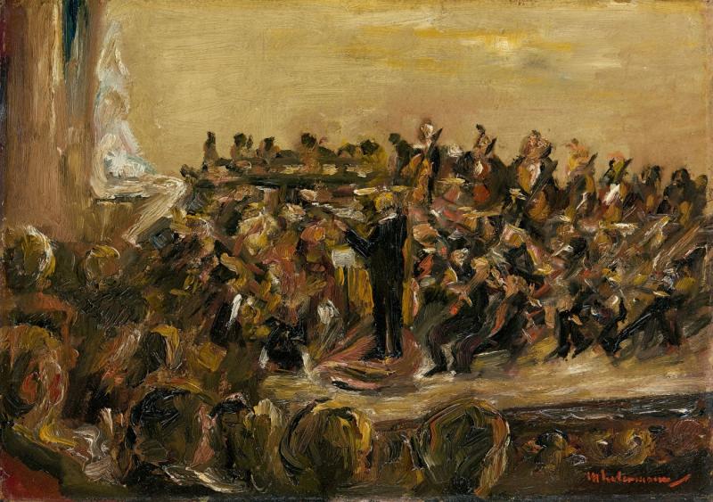 Max Liebermann  Konzert in der Oper Um 1923 Lot 181 Dα  Schätzpreis: 80.000 € - 120.000 €