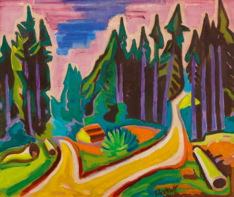 "Spessarttannen" aus der Reifephase von Karl Schmidt-Rottluff