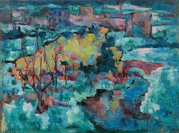 0009  Josef Floch*  Wiener Ansicht im Winter, 1921  € 35.000 - 70.000