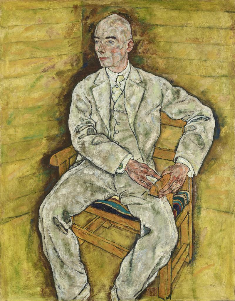 Egon Schiele, Victor Ritter von Bauer, 1918  Foto: Johannes Stoll / Belvedere, Wien