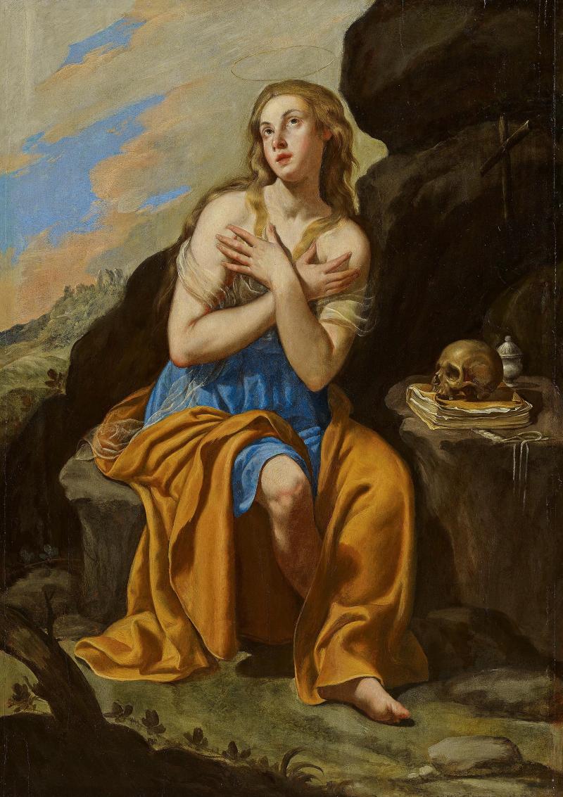 Artemisia Gentileschi (1593 – 1654)  Maria Magdalena in Ekstase | Öl auf Holz | 68 x 48cm Schätzpreis: 30.000 – 40.000 €