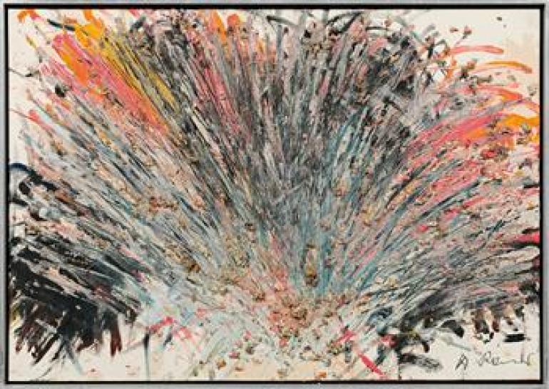 Arnulf Rainer* Eitler Vogel, 1981/82  Schätzpreis: 35 000 - 70 000 €