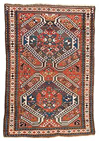 Lenkoran 228 x 153 cm (7' 6" x 5') Caucasus, ca. 1880