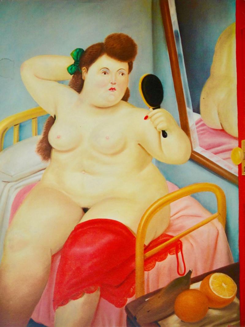 Botero, Fernando. Paintings, drawings, watercolours. Exhibition March-April 1983, Galerie Beyeler, Basel. Mit Original-Zeichnung von Fernando Botero, 1 Zeile an „Hildy“ (Beyeler) signiert und datiert. 1.250,-