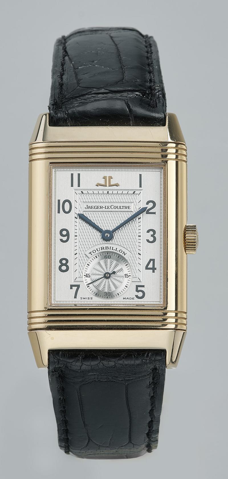 Jaeger LeCoultre Reverso Tourbillon, Ref. 270.2.6 um 1993, limitierte Auflage von 500 Stück, Schätzwert € 24.000 - 36.000