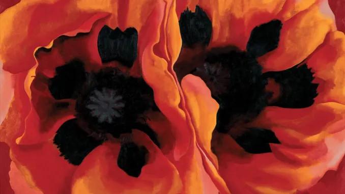 Abbildung: Georgia O’Keeffe, Orientalische Mohnblumen (Oriental Poppies), 1927, Öl auf Leinwand, 76,7 x 102,1 cm, Sammlung des Frederick R. Weisman Art Museum at the University of Minnesota, Minneapolis, Ankauf, 1937 © 2021, ProLitteris, Zürich