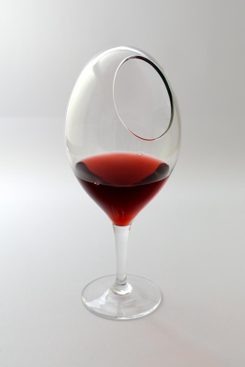 Katerina Kamprani: Uncomfortable Wine Glass, 2015, The Uncomfortable © Katerina Kamprani