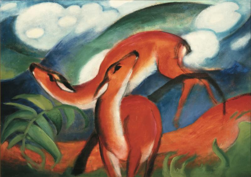 Franz Marc, Getötetes Reh, 1913 Franz Marc Museum, Stiftung Etta und Otto Stangl