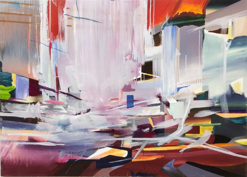 Florian Fausch  211001 Öl auf L…on canvas) 100 x 140 cm 2022