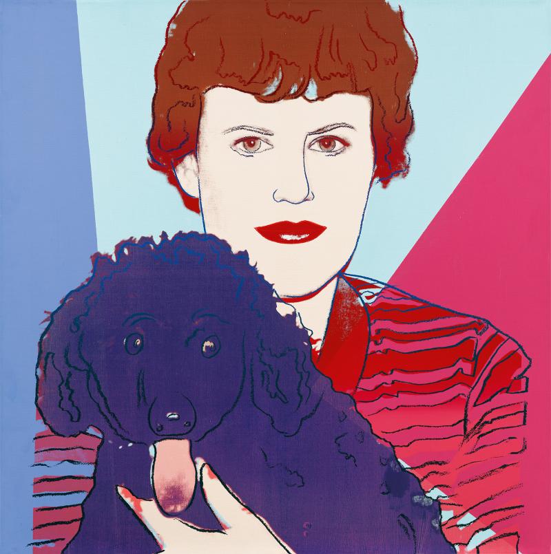 Andy Warhol (Pittsburgh 1928 – 1987 New York) Untitled (Ms B. and Yucca), 1981, Acryl und Siebdruck auf Leinwand, 101,5 x 101,5 cm, Auktion Zeitgenössische Kunst, 1. Juni 2022, Schätzwert € 180.000 – 240.000  © Dorotheum