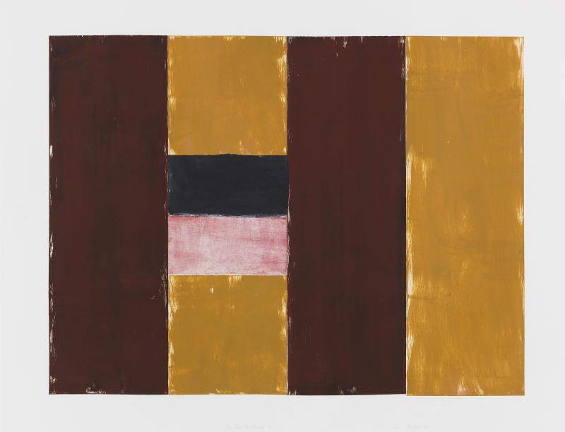 Sean Scully Santa Barbara 34 (aus: The Santa Barbara Series), 1987 Monotypie Aktuelles Gebot: 7.200 EUR Schätzpreis: 8.000 EUR