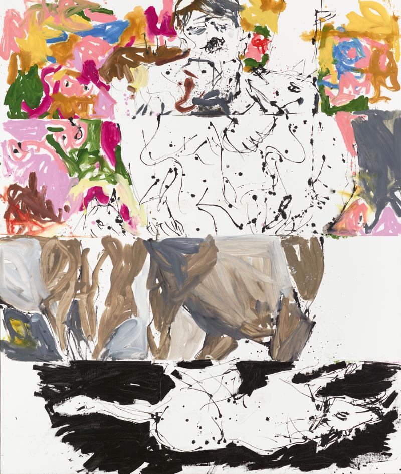 Lot 22 Georg Baselitz - Der Jäger (Remix) Schätzpreis 450.000 € - 550.000 €