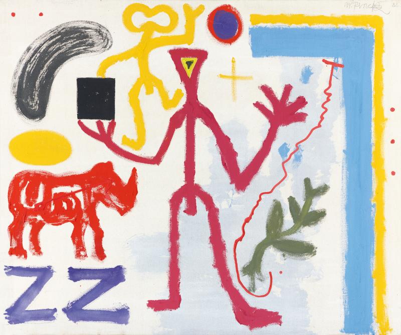 Lot 6 A.R. Penck - Ich in London 1 Schätzpreis 100.000 € - 150.000 €