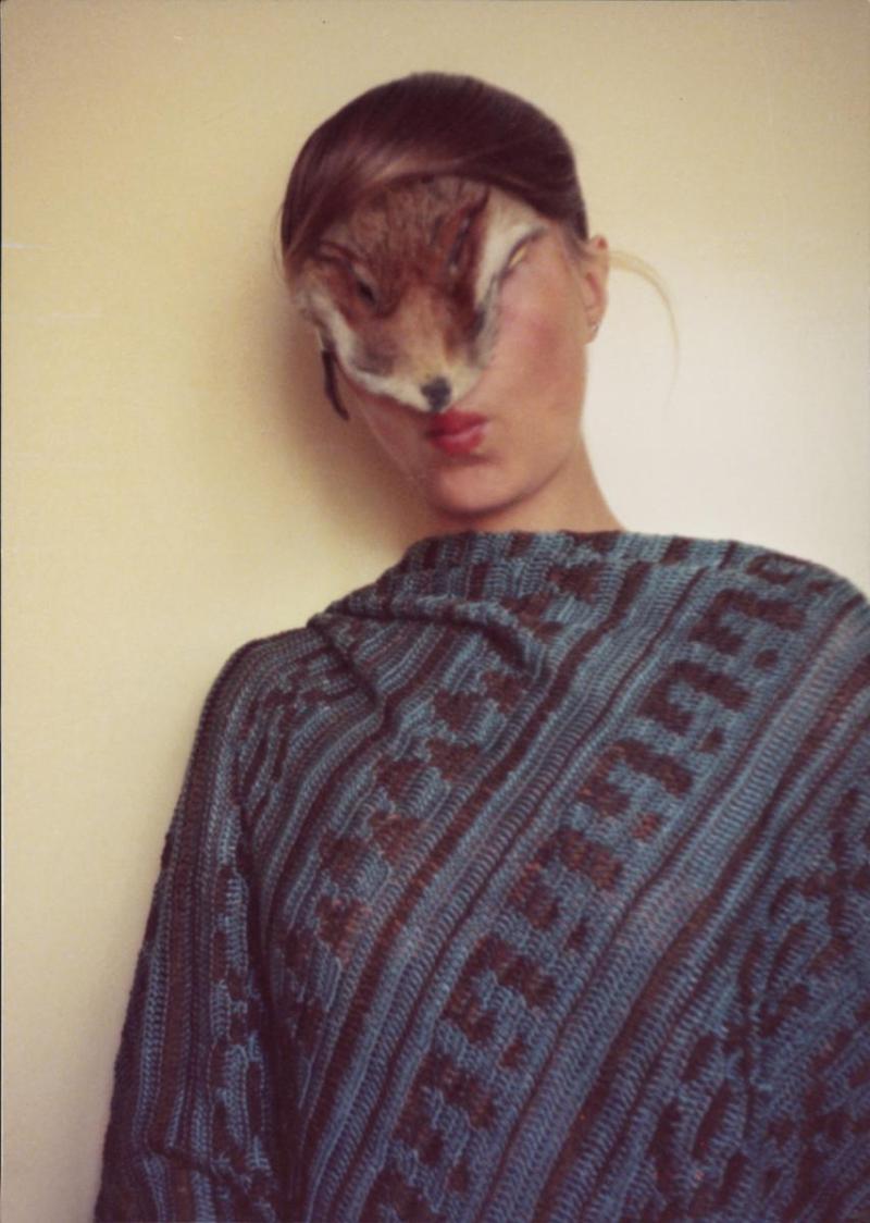 Birgit Jürgenssen.  Ohne Titel (Selbst mit Fellchen) (Untitled (Self with Fur), 1974.  Courtesy Birgit Jürgenssen / Galerie Hubert Winter / Bildrecht / Verbund Collection, Vienna.