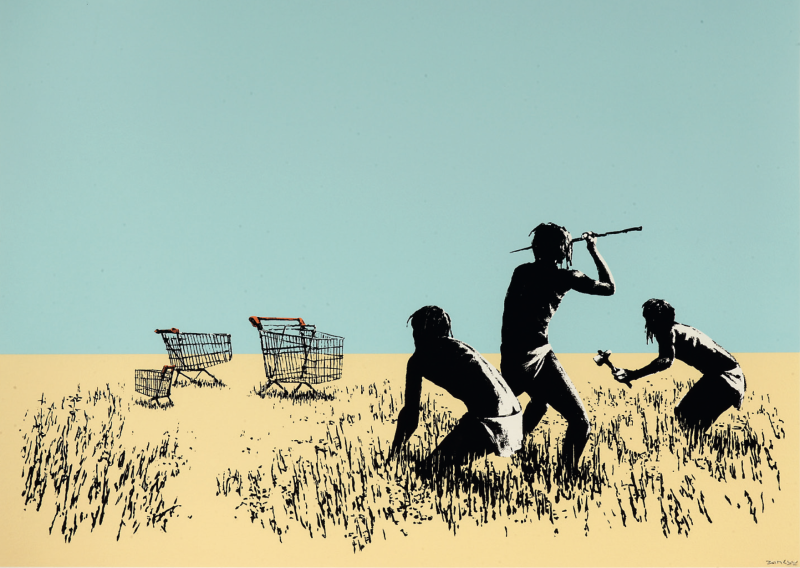 Banksy: Trolley Hunters, Courtesy Collection Selim Varol