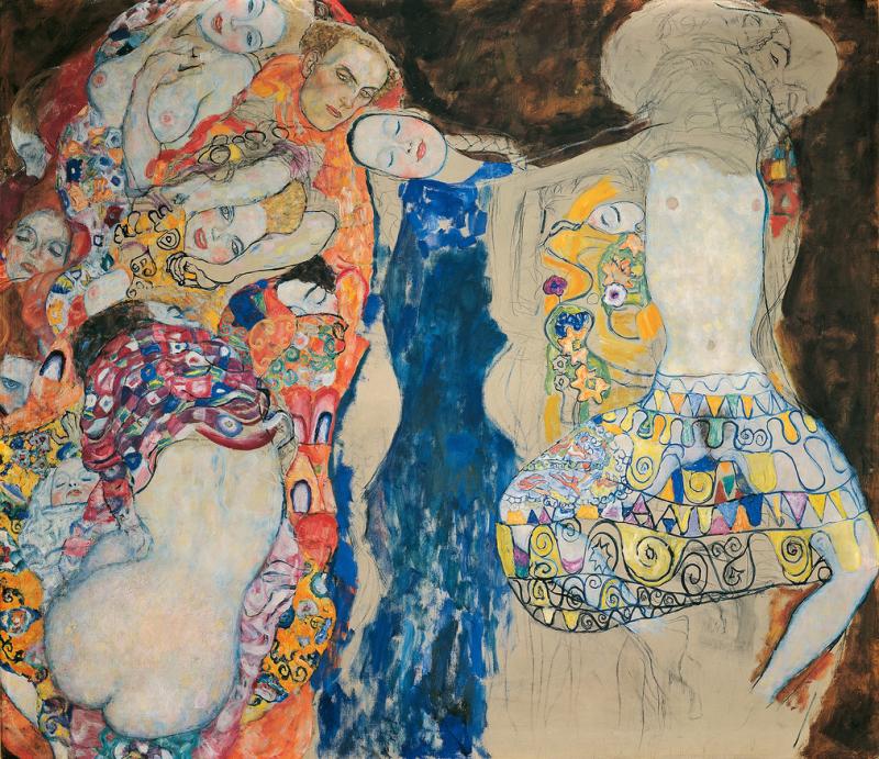 Gustav Klimt: Die Braut, 1917/18 (unvollendet)