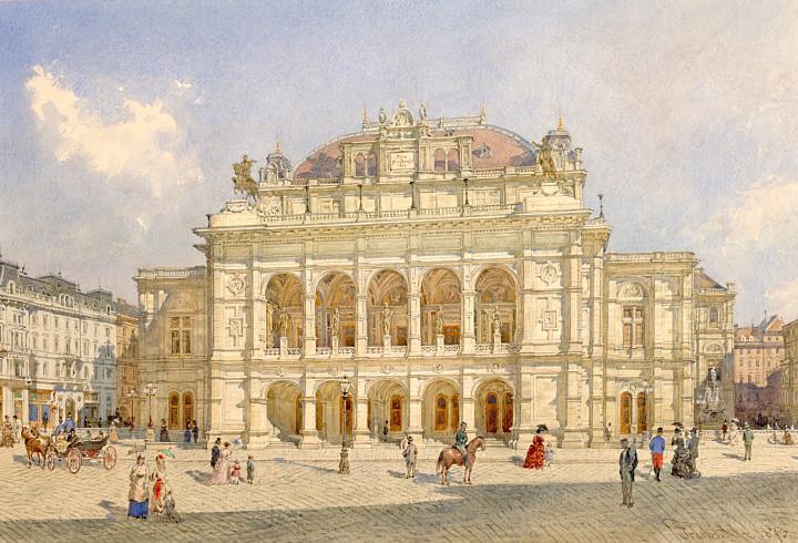 Franz Alt | Die neue Hofoper in Wien, 1873 | ALBERTINA, Wien