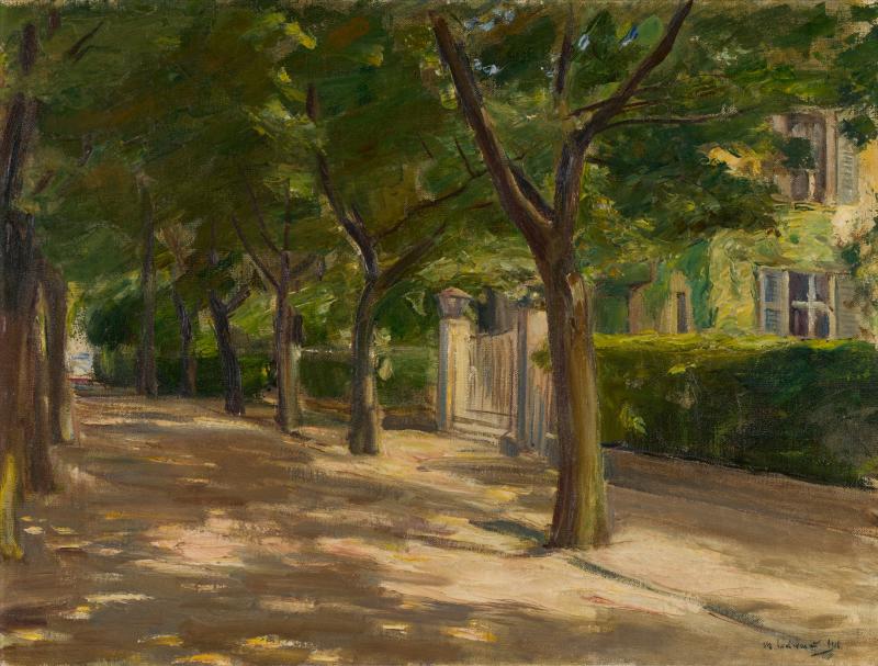 Max Liebermann (1847 – 1935) Colomierstraße in Wannsee | 1916 | Öl auf Leinwand | 72 × 91 cm Ergebnis: € 422.000