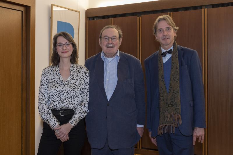 Franziska Kunze, Lothar Schirmer und Bernhard Maaz Foto: Sibylle Forster, Bayerische Staatsgemäldesammlungen    Franziska Kunze, Lothar Schirmer and Bernhard Maaz Photo: Sibylle Forster, Bayerisc