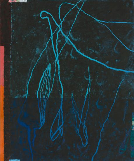 Paco Knöller H358, 2013 Oil crayon and lacquer on wood 60 x 50 x 6 cm | 23 2/3 x 19 2/3 x 2 1/3 in