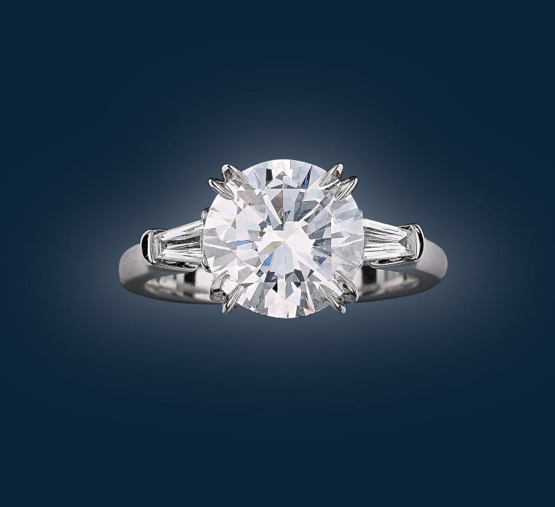 Harry Winston Brillantring, 4 ct, Schätzwert € 50.000–100.000