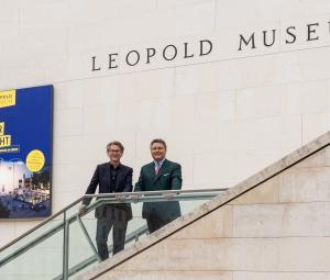 Hans-Peter Wipplinger und Karl-Heinz Strauss © Leopold Museum, Wien | Foto: Ouriel Morgensztern