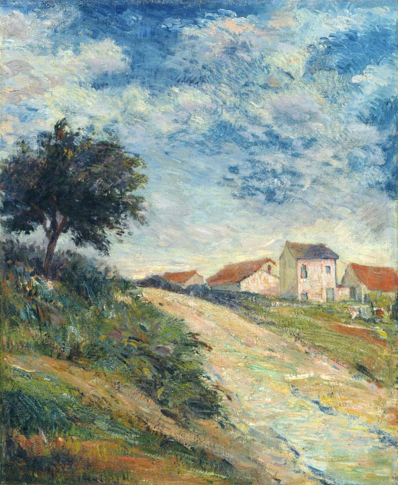 Paul Gauguin, La Route montante, 1884Huile sur toile, 46 x 38 cmCollection Emil Bührle, en prêt à long terme au Kunsthaus Zürich(autrefois Collection Richard Semmel)