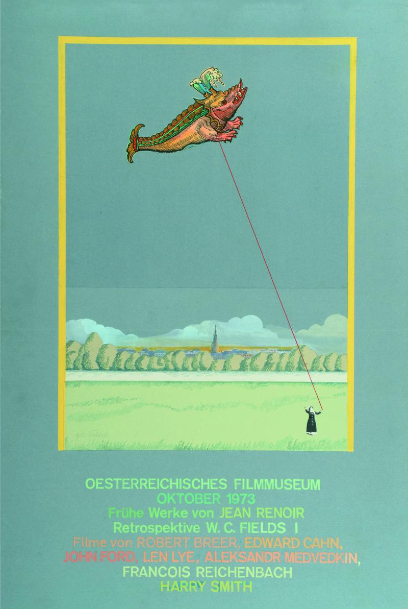 Gertie Fröhlich, Zyphius, Logo für das Österreichische Filmmuseum, 1964 © Estate Gertie Fröhlich