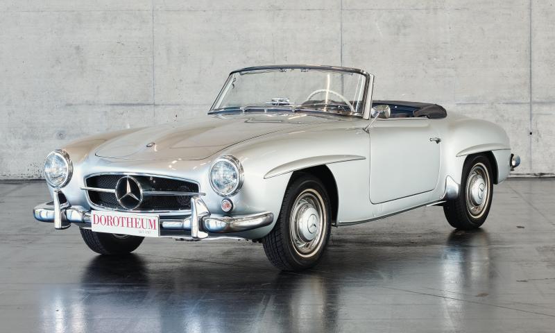 Lot Nr. 72, 1955 Mercedes-Benz 190 SL, aufwändig restauriert, elegante Farbkombination, Matching Numbers, Schätzwert € 100.000 - 140.000