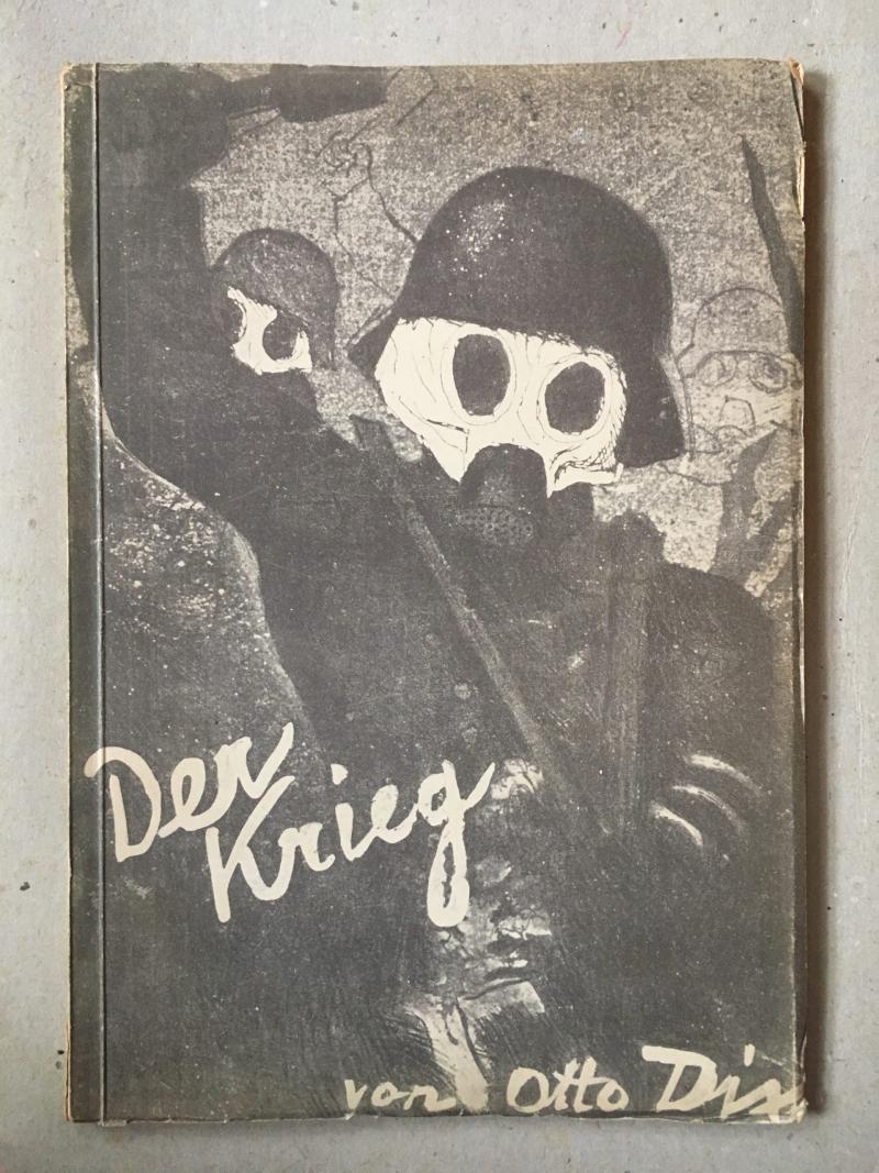 Otto Dix. Der Krieg. 24 Offsetdrucke nach Originalen aus dem Radierwerk. 1924.  580,-