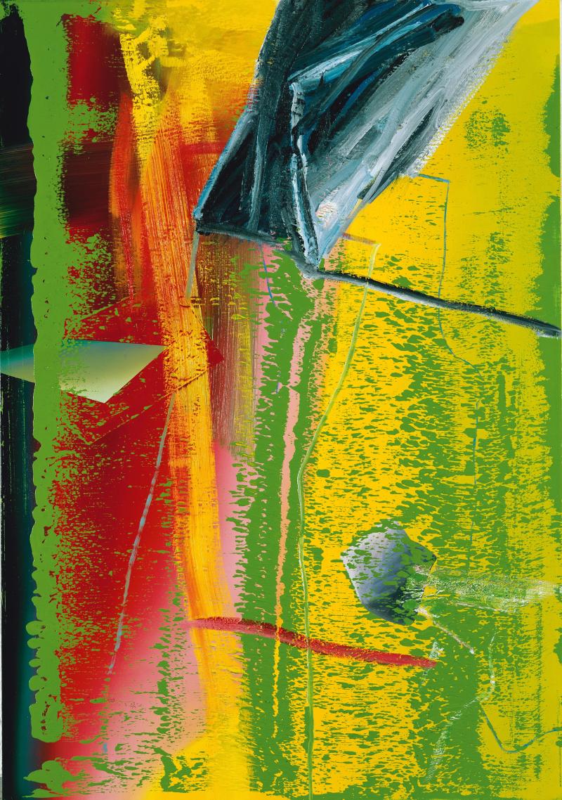 Gerhard Richter, Abstraktes Bild, 1982, Öl auf Leinwand, 200 x 140 cm, Privatsammlung (c)