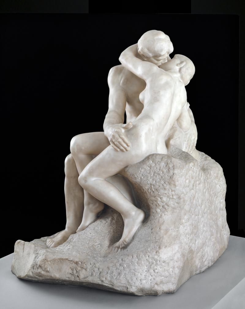 Auguste Rodin, Der Kuss (Le Baiser), 1901-1904 Tate. Purchased with assistance from the Art Fund and public contributions 1953, Foto: Tate