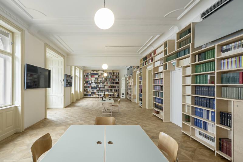 Lesesaal der Bibliothek (C) Hertha Hurnaus/Sigmund Freud Privatstiftung