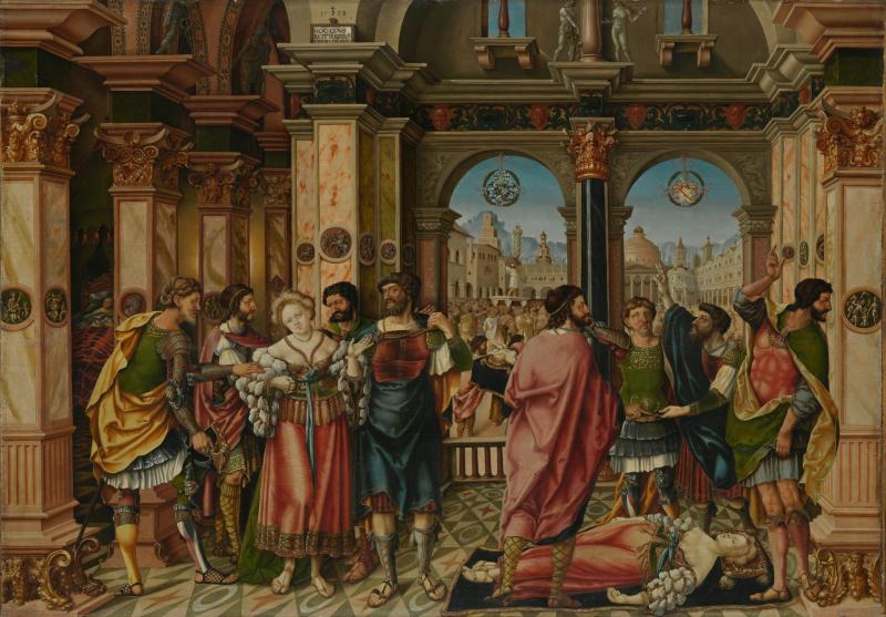 örg Breu d. Ä., Historienzyklus: Selbstmord der Lucretia, 1528, © Bayerische Staatsgemäldesammlungen - Alte Pinakothek, München