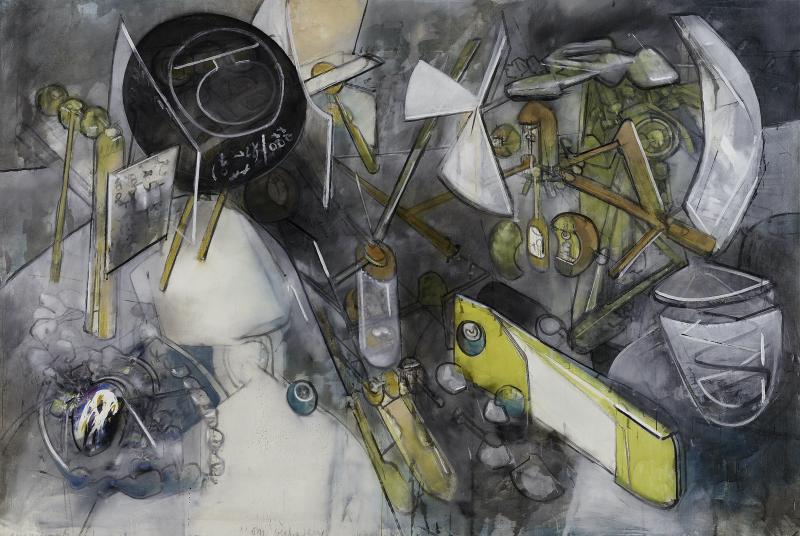 Roberto Matta L’x de l’espace, 1960 Oil on canvas/Öl auf Leinwand 200 x 300 cm © Matta Archives