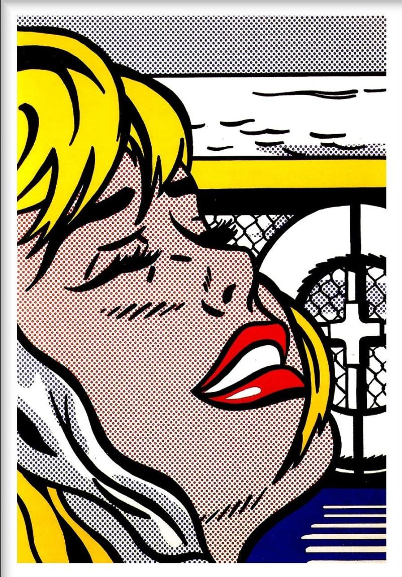 BURKHARD EIKELMANN_A-Black-Frame-Shipboard-girl_Roy Lichtenstein