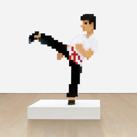 Lot 19 	  Invader, Bruce Lee 3D, 2015, £203,200