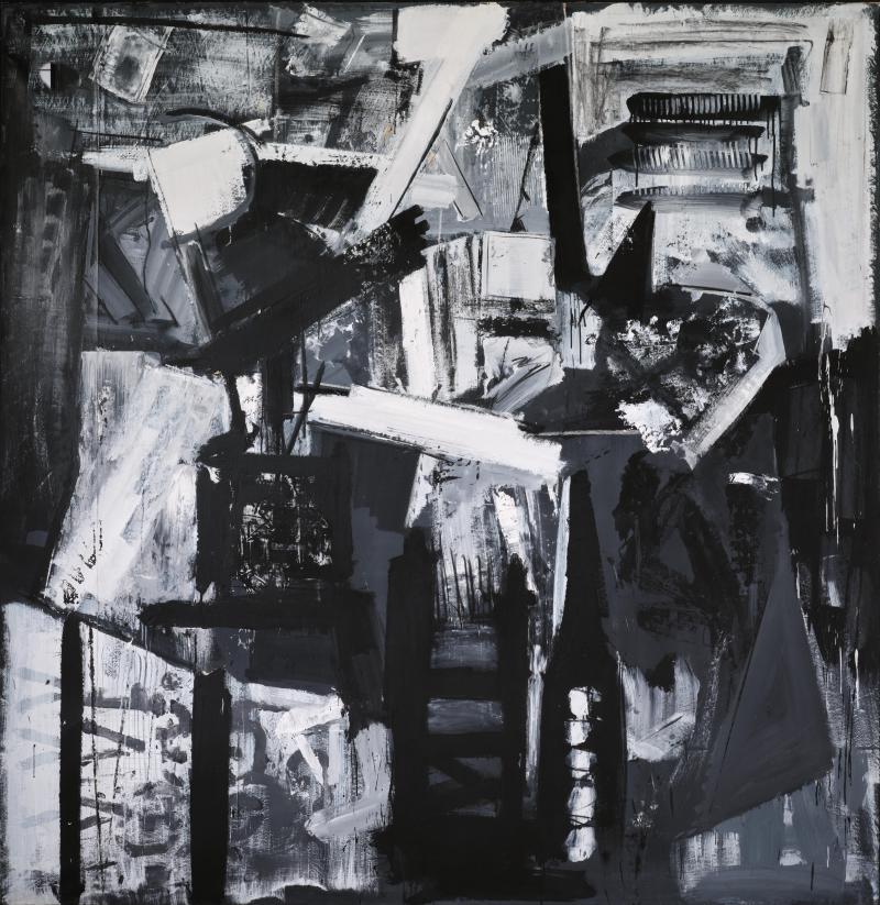 Emilio Vedova (Venedig 1919–2006) De America - 2, 1976, rückseitig signiert, datiert und betitelt, Acryl, Kohle, Pastell und Papier auf Leinwand, 207 x 203 cm erzielter Preis € 364.000