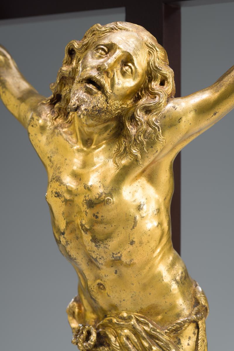 Georg PetelChristus (Detail), 1624/1626Kupferlegierung, feuervergoldetBayerisches Nationalmuseum, München, Inv.-Nr. 49/19