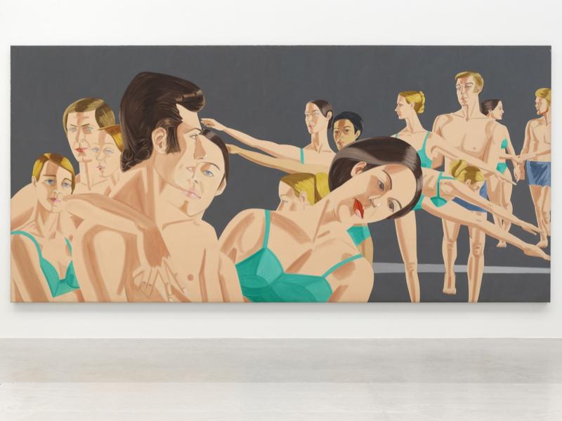 Alex Katz Private Domain, 1969 Oil on linen 289,6 x 594,4 cm (114 x 234 in) (AKZ 1530) © Alex Katz / ARS, New York 2022 Photo: Charles Duprat