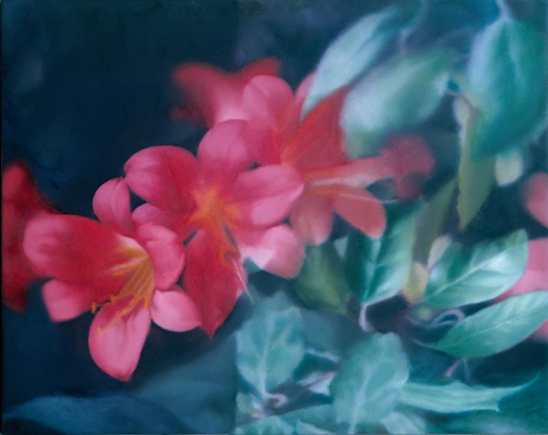 Gerhard Richter, Blumen, 1977, Öl auf Leinwand, 40 x 50 cm, Privatsammlung (c) Gerhard Richter 2023