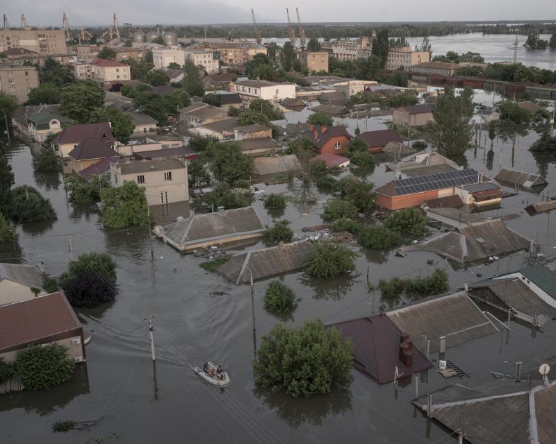 World Press Photo 2024, Europe Stories, Kakhovka Dam, Flood in a War Zone, Johanna-Maria Fritz for Die Zeit