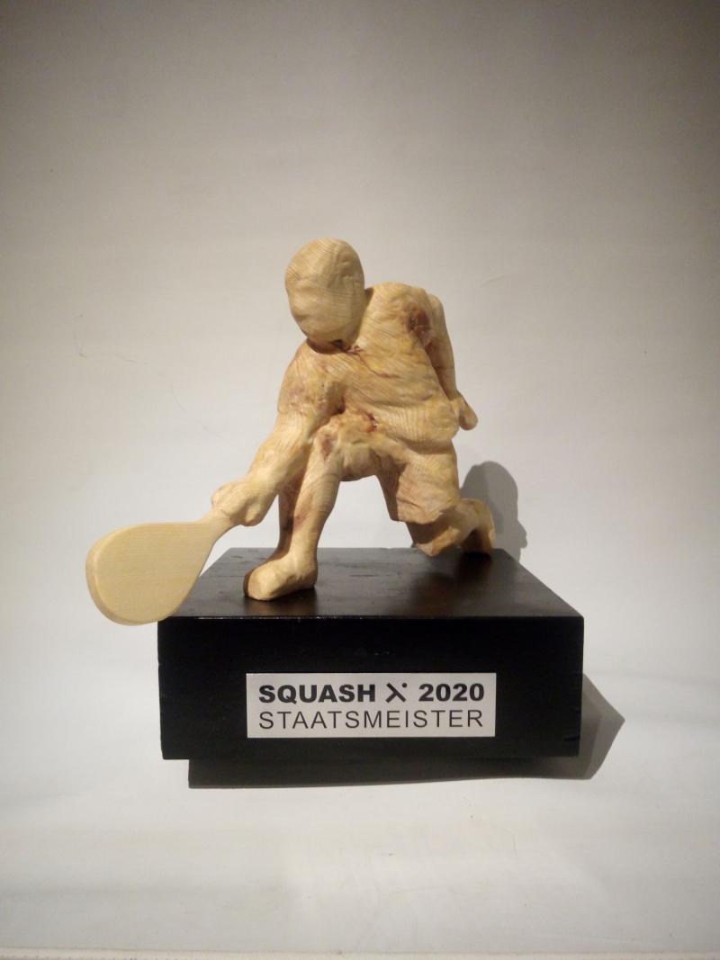 Pokal zur Squash Staatsmeisterschaft 2020  © Andreas Mathes