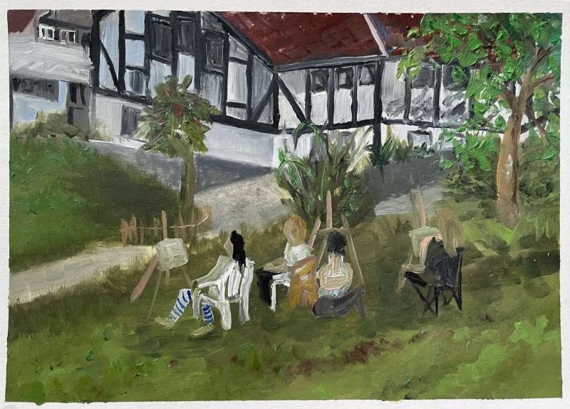 Plein air Studie 1 von Tobias Rummel Bonn - Alanus Hochschule für Kunst und Gesellschaft