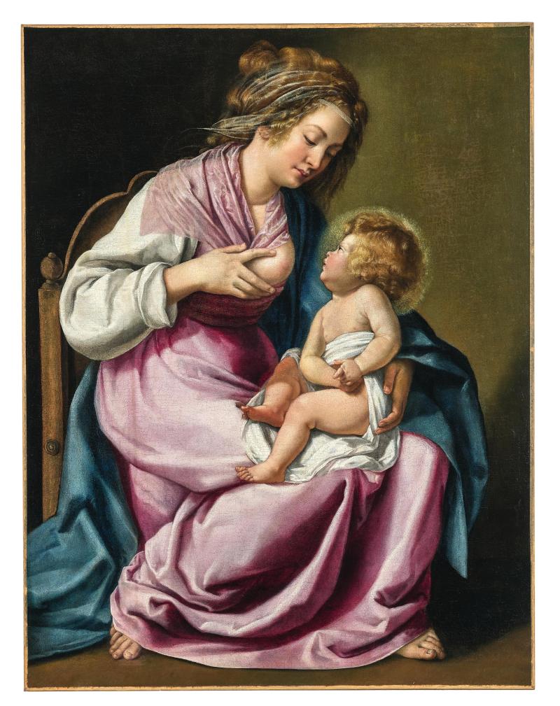 Artemisia Gentileschi (1593–1653) Madonna mit Kind Öl auf Leinwand, 116 x 89,3 cm erzielter Preis € 565.000