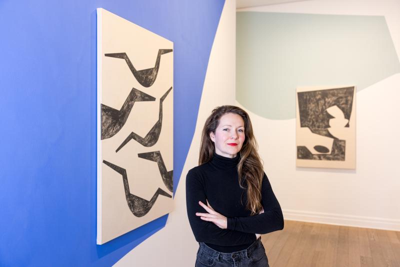 Installationsansicht, Frauke Dannert in der Ausstellung Desert After Rain. New Perspectives im Leonora-Carrington-Saal, Max Ernst Museum Brühl des LVR, Foto: LVR-ZMB / Nicole Schäfer