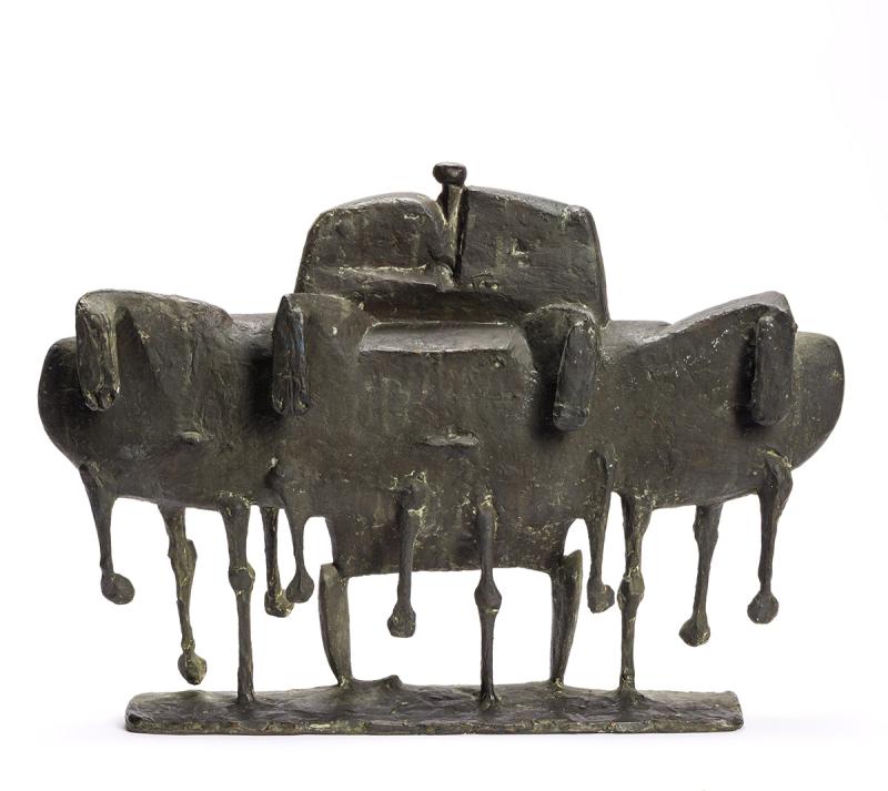 Sale 2667 - Lot 106 Price Realized: $ 81,250 Estimate: $ 30,000 - $ 50,000 FRITZ KOENIG (1924 - 2017, GERMAN) Quadriga.